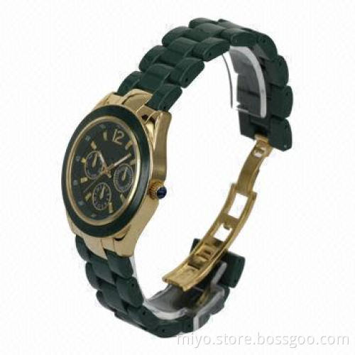 Plastic Watch with Japan Quartz Movement/Fancy/Stylish and Beautiful/Various Colors are Available